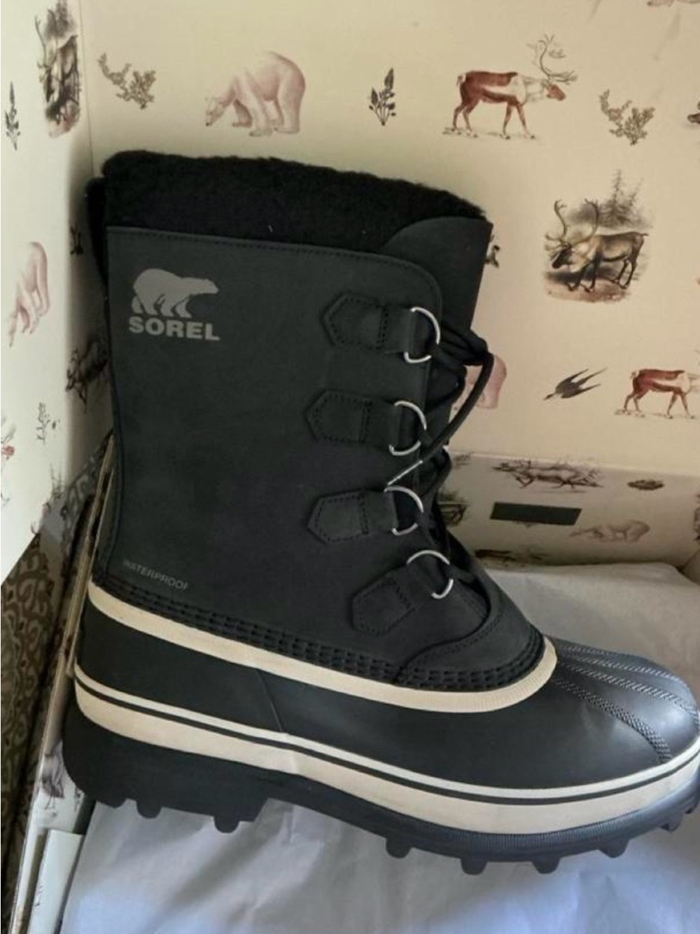 SOREL Men's Black Waterproof Winter Boot